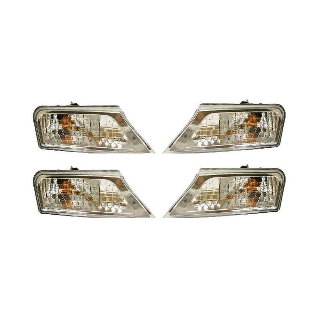 4X Signal Light Left Right Clear Lens Corner Parking Lamp for Jeep Liberty 2012