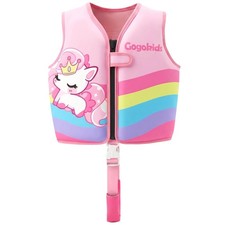 Gogokids Toddler Swim Vest Pool Floaties for Kids 123579 Yrs, Neoprene Kids S...