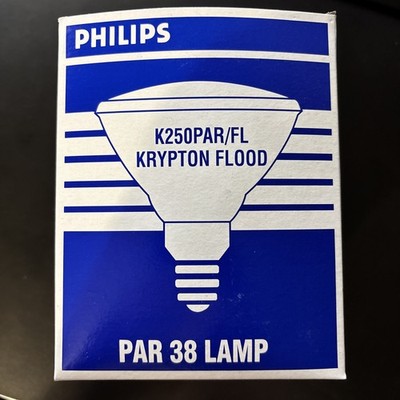 K250PARFL Phillips Krypton 250 Watt PAR38 120 - 130 Volt Flood Lamp