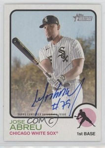2022 Topps Heritage Real One Auto Jose Abreu #ROA-JA Auto