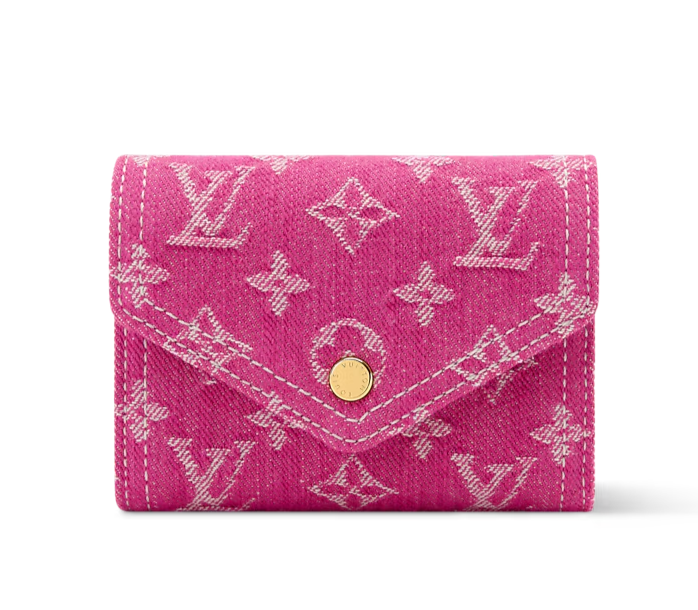 NEW Louis Vuitton Monogram Victorine Wallet Pink M27707 Women
