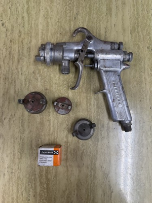 #ad #ad Vintage DeVilbiss Type MBC Spray Gun Made in USA w Tips Caps amp; Box $99.99