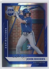 2021 Panini Elite Extra Edition Aspirations Blue 58/249 John Rhodes #76 05nw