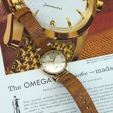 Vintage Omega Seamaster 9ct Gold 1957 Subdial Calibre 267 Serviced Mar 23 Superb