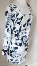 Plus Skull Square Neck Bodycon Dress Size 18