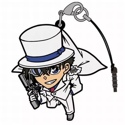Phantom Thief Kid Tsumamare Rubber Strap ''Detective Conan'' Character Keychain