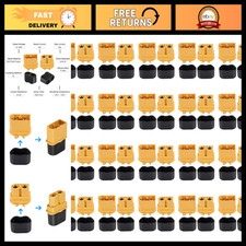 20 Pair XT60H Male Female Bullet Connectors Power Plugs for Lipo Battery RC Cars