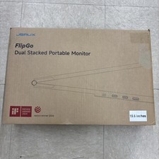 JSAUX FlipGo Pro 16" Dual Portable Monitors, 2.5K Triple Laptop Screen Extender