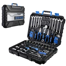 118 Piece Tool Kit Professional Auto Repair Tool Set Combination Package Socket 