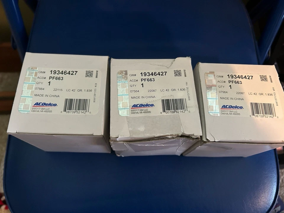 Filtros de aceite AC Delco PF-663 - Paquete de 3 Foto 2 de 3