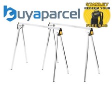STANLEY STST81337-1 Essential Metal Sawhorses Twin Pack STA181337