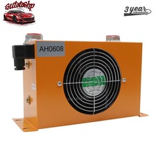 Hydraulic Air Cooler New AH0608T-CA Air-cooled Oil Radiator DC12V 1.8KW 60L/min