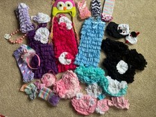 31 Pc CHIC BABY BOUTIQUE LOT LACE PETTIROMPERS, BLOOMERS, Smash Cake Set