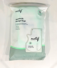 Motif Medical Breastmilk Storage Bags 6 oz 300 Count, Freezer Safe, Leak-Proof