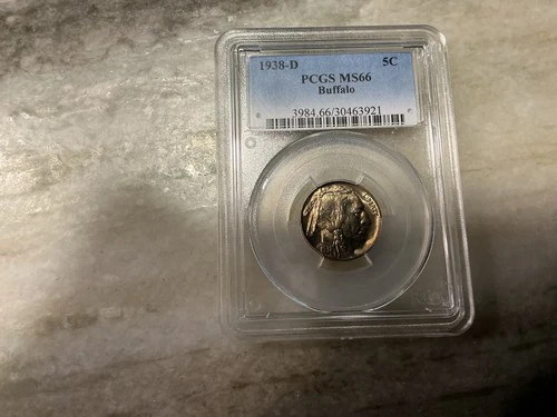 1938-D Buffalo Nickel MS66