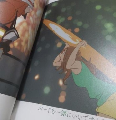 Ride Your Wave Official Visual Story Book Art Illustration