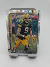 2025 Topps Chrome Wave Refractor Christian Watson #112 Green Bay Packers