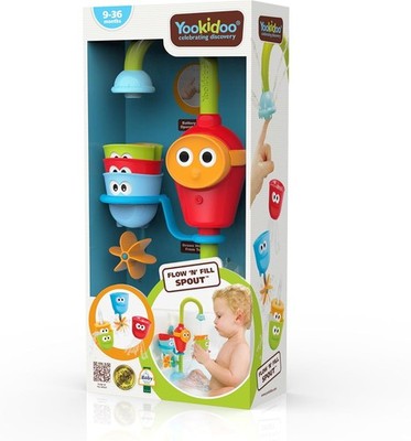 Yookidoo FLOW 'N' FILL SPOUT Bath Toy 9-36 Months NEW