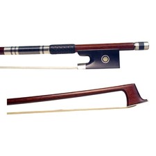 4/4 Violin Bow   Brazilwood Stick   Ebony Frog   Nickel Silver  Great Value VB-7