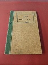 1939 Cadillac V-8 Owners Manual Glovebox Book Original Operating Hints Guide