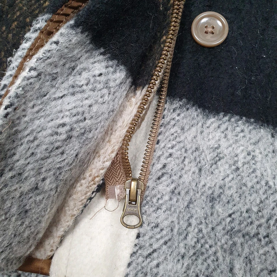 JOE FRESH Chaqueta de Lana Abrigo Sudadera con Capucha Trench Para Hombre S Foto 4 de 4