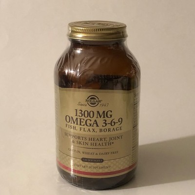 Solgar 1300 mg Omega -3-6-9   120 Softgels