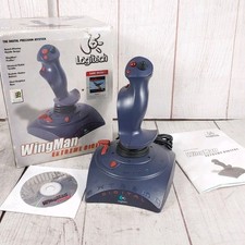 Logitech Wingman Extreme Digital 15 Pin Joystick - w/ SOFTWARE  BOX - Tested