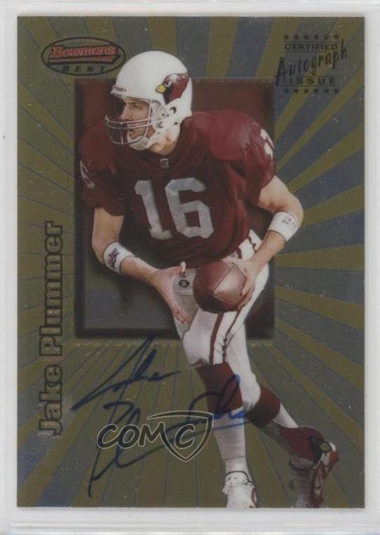 1998 Bowman's Best Jake Plummer #1A Auto 0c3