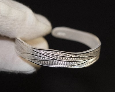 Feinsilber 999 Silber Armband - schönes Feinsilberarmband 30,2 Gramm