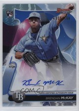 2020 Bowman's Best of Blue Refractor 5/150 Brendan McKay #B20-BM Auto jc3
