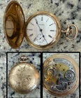 WOW Antique 1904 Waltham PS Bartlett 17J Full Hunter Art Deco 14k GF Pocketwatch