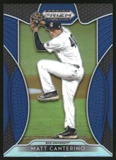 2019 Panini Prizm Draft Picks Prizms Blue #42 Matt Canterino - BB