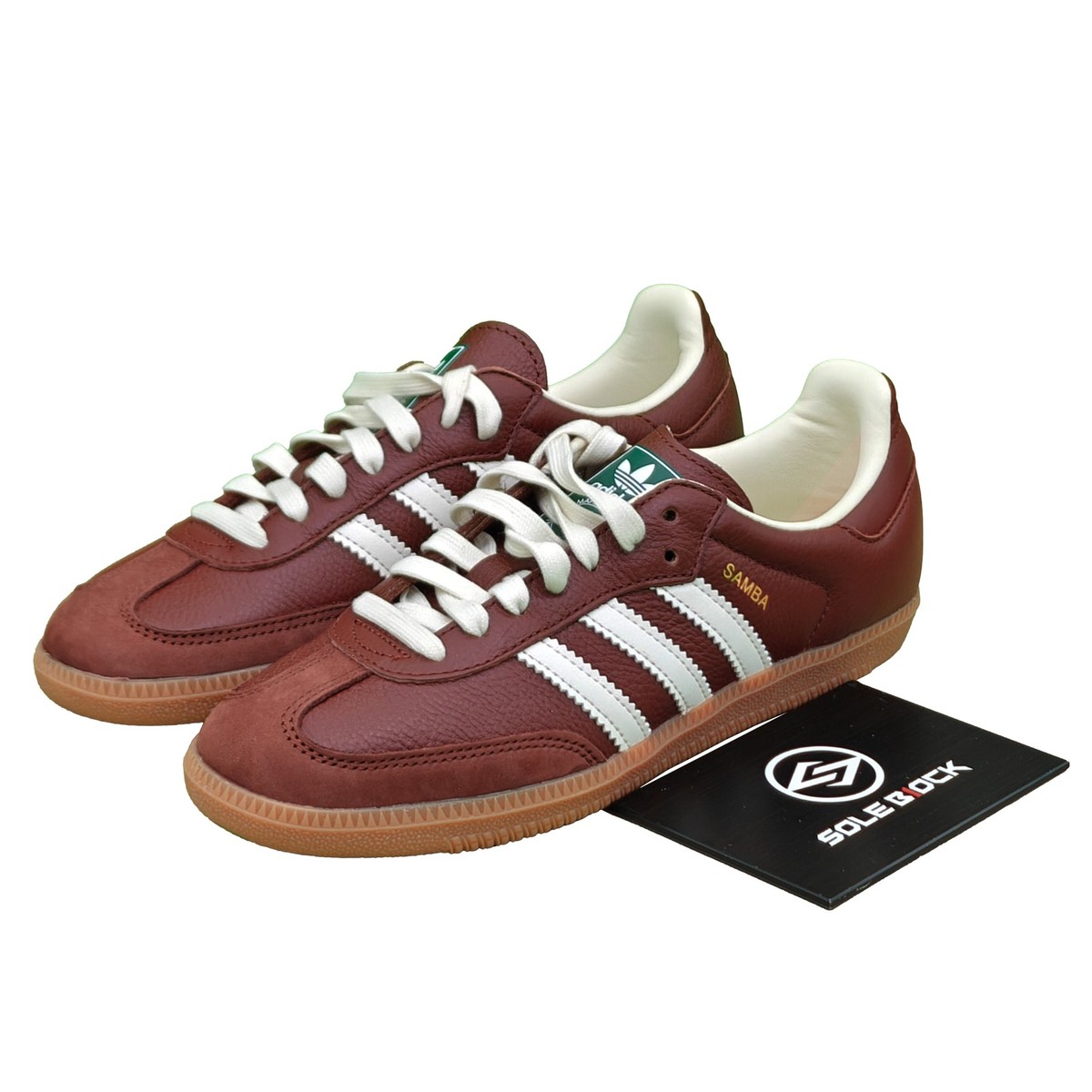 Size 6 - adidas Samba OG Fox Brown Off White Gum for sale online