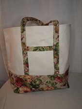 Tote Bag - Beautiful Large Floral Pattern