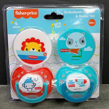 Fisher-Price Orthodontic Pacifier Holder Set BPA Free