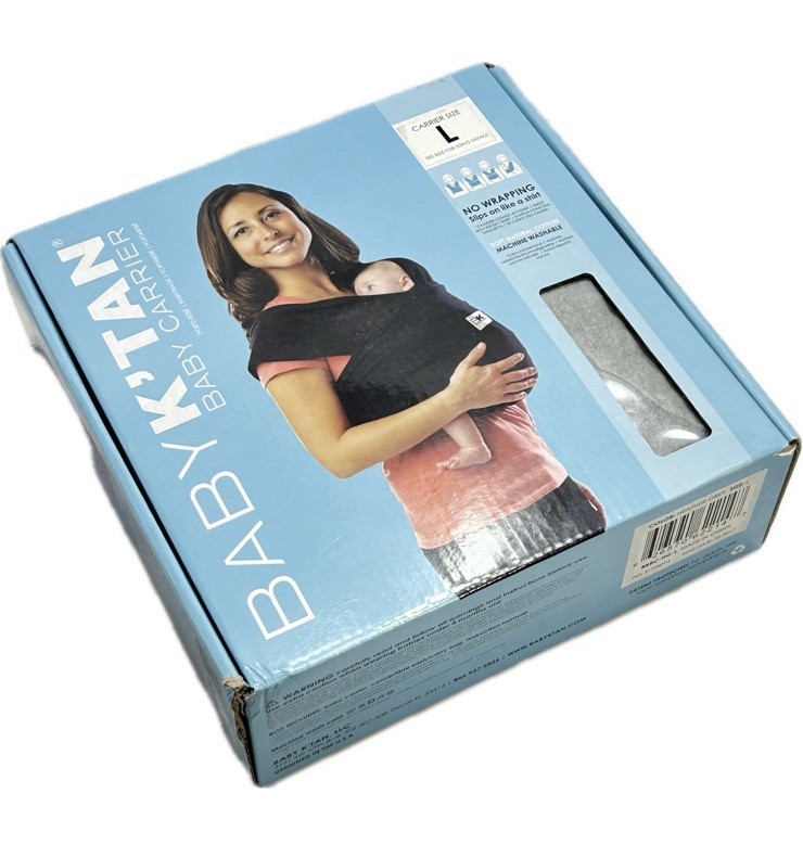 Baby Ktan Original Baby Carrier Heather Gray Size L With Box