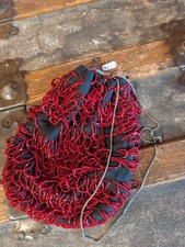 Antique Vtg 1920s Flapper Bag Red And Black