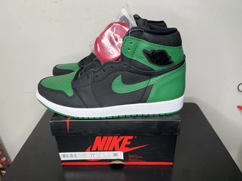 DS Air Jordan 1 Retro OG High vert pin 2.0 noir Lucky Dunk Supreme taille 11