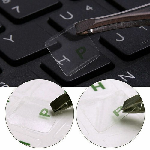 Russian Transparent Stickers Waterproof For PC Laptop Y Hot L0 Table D2 U9L8 - Afbeelding 3 van 12
