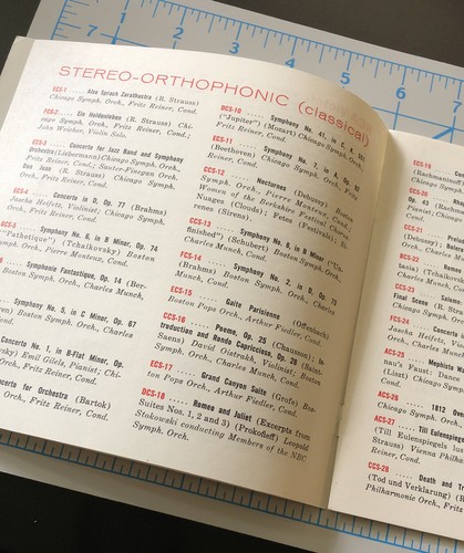 Vintage RCA VICTOR Stereo Monaural Tapes Brochure CATALOG 1958 - Picture 5 of 9