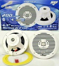 AUDIOPIPE 6.5 inches 200 Watts COAXIAL 2-WAY 4-OHM MARINE SPEAKERS. APSW-6032