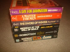 Science Fiction Book LOT Del Rey Pocket Robotech David Gerrold Kirstein Chalker