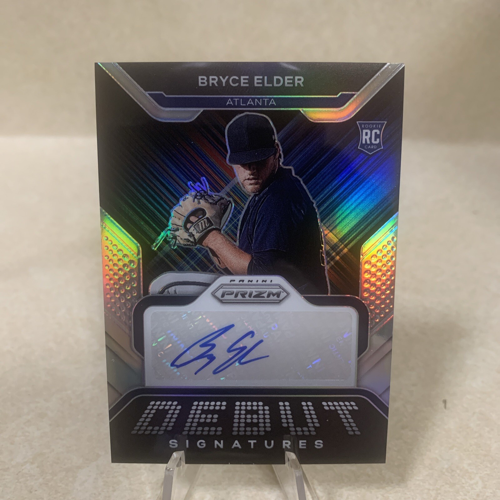 2022 Panini Prizm - Debut Signatures Silver Prizm #DS-BE Bryce Elder (AU, RC)