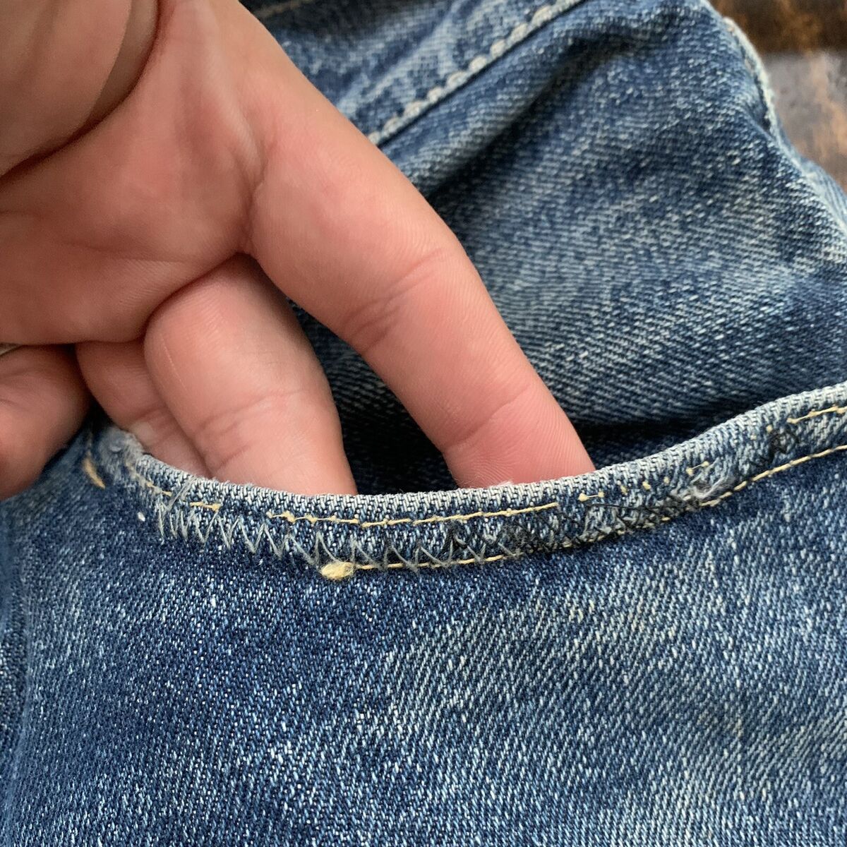 Vintage LEVIS 501XX Jeans Big E Denim Redline Selvedge Size Vintage LEVIS 501XX Jeans Big E Denim Redline Selvedge Size