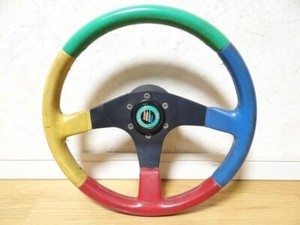 Benetton Formula 1 ステアリング MOMO Benetton Formula 1 Steering Wheel 35cm 92 4-Color Leather