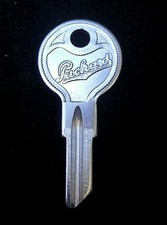 Packard Oem Script Logo Key Blank 1927-1957 Clipper Caribbean Executive Eight Packard Oem Script Logo Key Blank 1927-1957 Clipper Caribbean Executive Eight