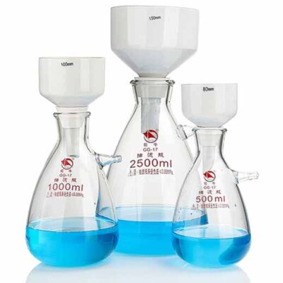 Lab funnel Buchner ceramics vacuum glassware 250-2500ml Laboratory Chemistry