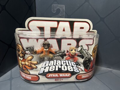 Star Wars Galactic Heroes (2007) Ponda Baba & Snaggletooth Hasbro Figure Set