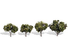 Woodland Sun Kissed Trees 2'' - 3'' 4 - Model Railroad Trees - tr3504