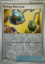 171/198 ENERGY RETRIEVAL REVERSE HOLO SCARLET & VIOLET POKEMON CARD